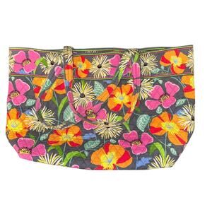 Vera Bradley / Grand Tote / Jazzy Blooms / EUC